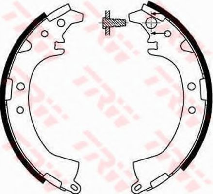 комплект спирачна челюст GS8649