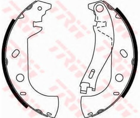 комплект спирачна челюст GS8653