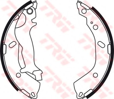 комплект спирачна челюст GS8707