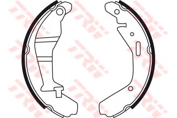 комплект спирачна челюст GS8724