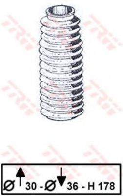 комплект маншон, кормилно управление JBE115