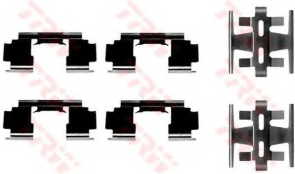 комплект принадлежности, дискови накладки PFK268