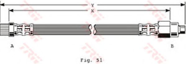 спирачен маркуч PHA211