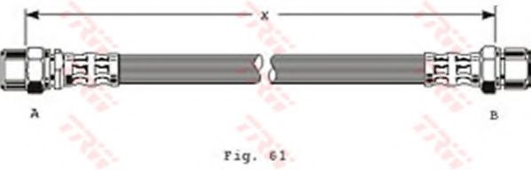 спирачен маркуч PHA228