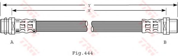 спирачен маркуч PHA423