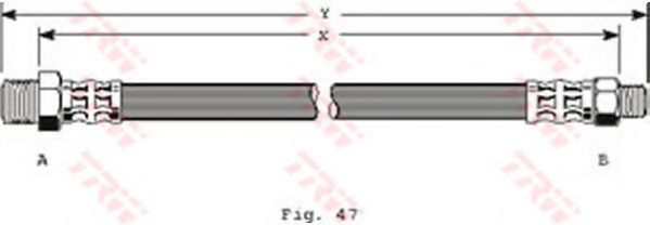 спирачен маркуч PHB232