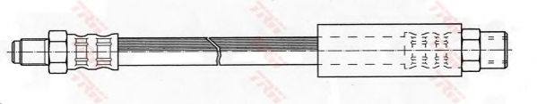 спирачен маркуч PHB256
