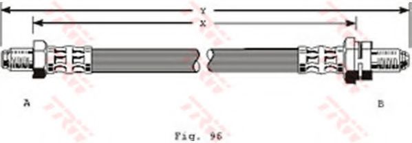 спирачен маркуч PHC204