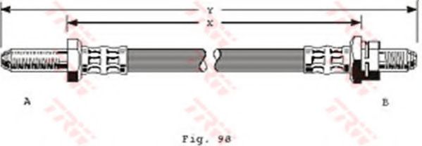 спирачен маркуч PHC230