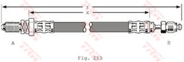 спирачен маркуч PHC279