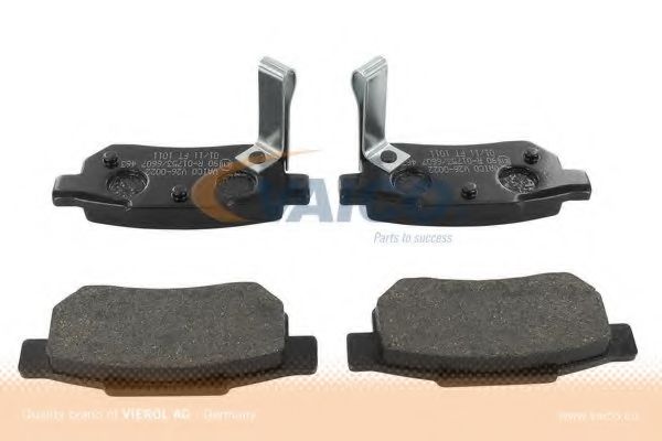 комплект спирачно феродо, дискови спирачки V26-0022