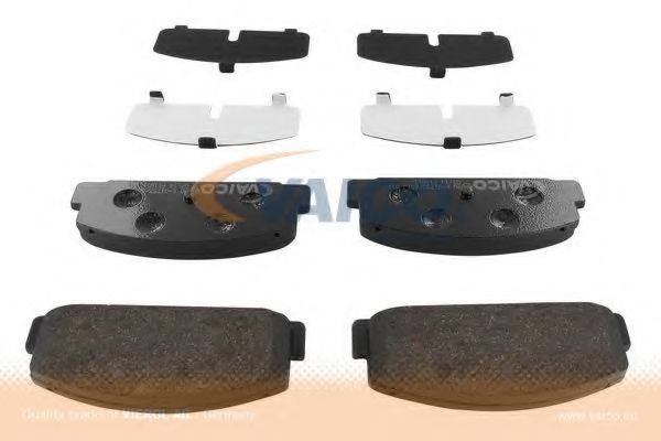 комплект спирачно феродо, дискови спирачки V32-0129