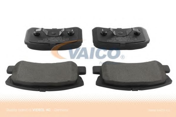 комплект спирачно феродо, дискови спирачки V37-0013