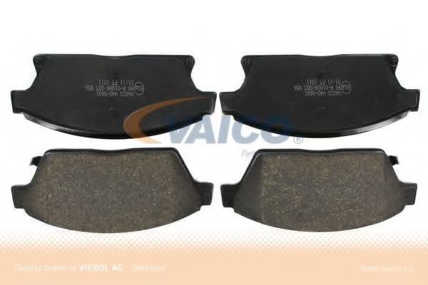 комплект спирачно феродо, дискови спирачки V40-0681