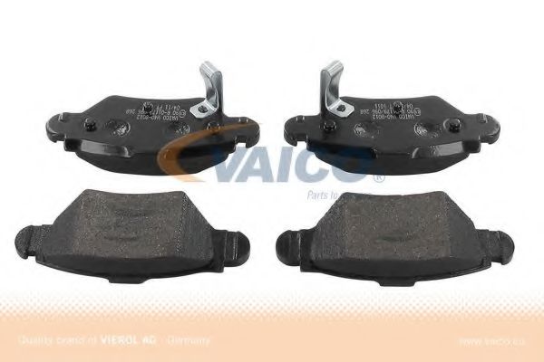 комплект спирачно феродо, дискови спирачки V40-8012