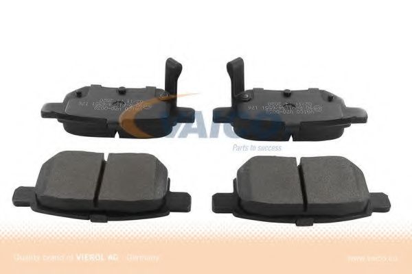 комплект спирачно феродо, дискови спирачки V70-0038