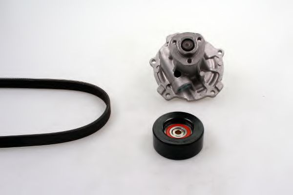 водна помпа + комплект пистови ремъци клиновидно оребряване PK05422