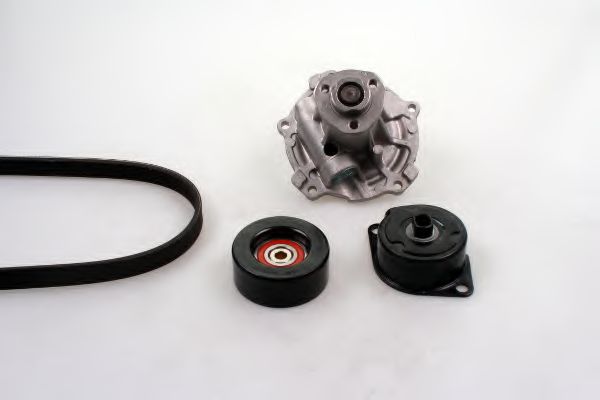 водна помпа + комплект пистови ремъци клиновидно оребряване PK05424