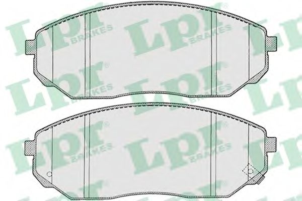 комплект спирачно феродо, дискови спирачки