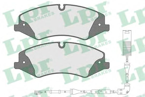 комплект спирачно феродо, дискови спирачки