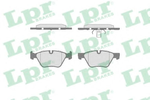 комплект спирачно феродо, дискови спирачки