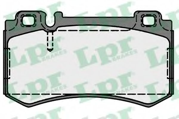 комплект спирачно феродо, дискови спирачки