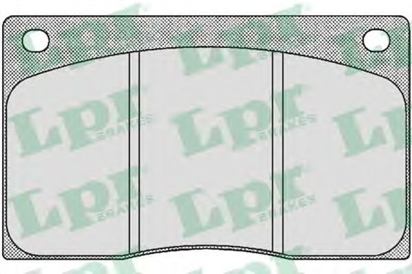 комплект спирачно феродо, дискови спирачки