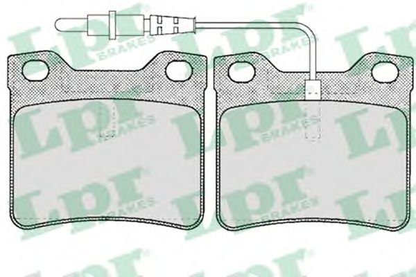 комплект спирачно феродо, дискови спирачки 05P623