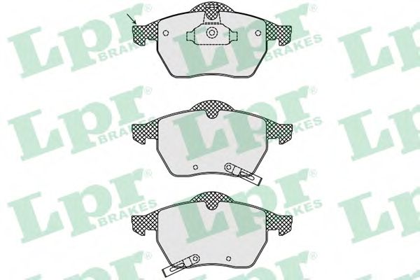 комплект спирачно феродо, дискови спирачки