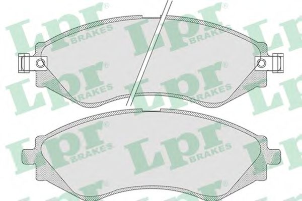 комплект спирачно феродо, дискови спирачки 05P729