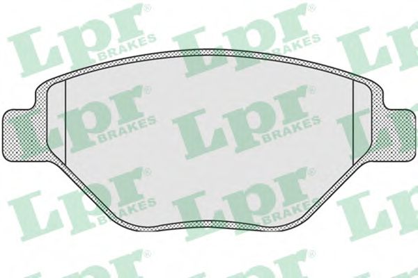 комплект спирачно феродо, дискови спирачки 05P910