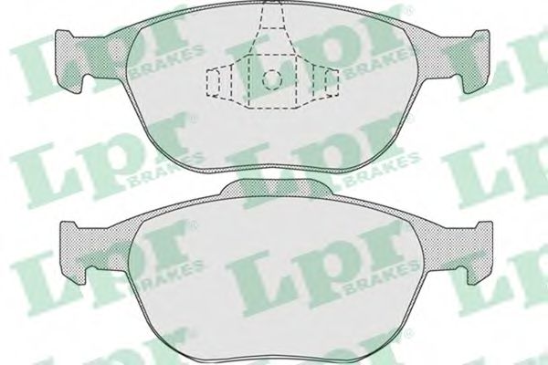 комплект спирачно феродо, дискови спирачки 05P913