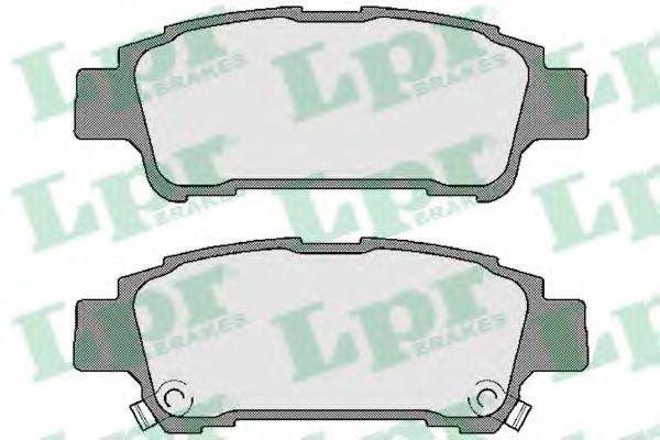 комплект спирачно феродо, дискови спирачки 05P996