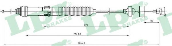 въжен механизъм, задействане на съединителя C0018C