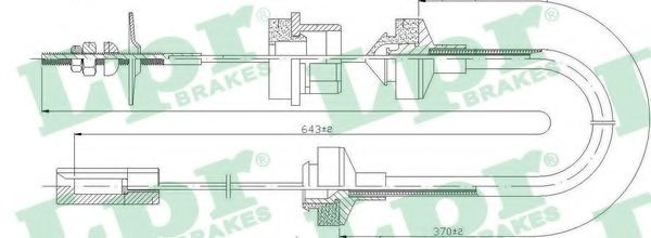 въжен механизъм, задействане на съединителя C0032C