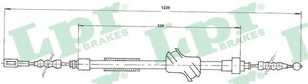 жило, ръчна спирачка C0041B