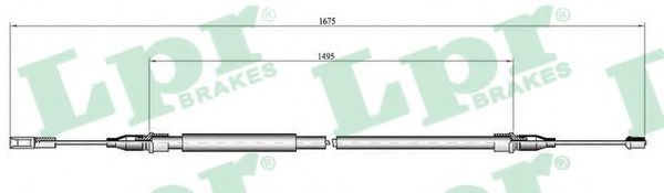жило, ръчна спирачка C0059B