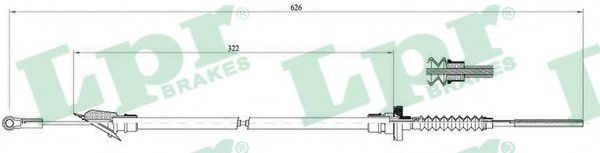 въжен механизъм, задействане на съединителя C0073C