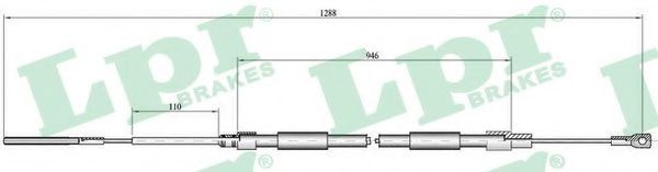 жило, ръчна спирачка C0085B