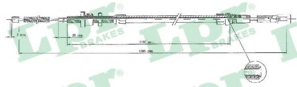 жило, ръчна спирачка C0091B