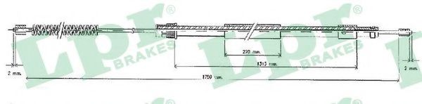 жило, ръчна спирачка C0096B