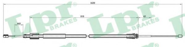жило, ръчна спирачка C0098B