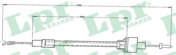 въжен механизъм, задействане на съединителя C0098C