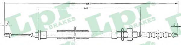 жило, ръчна спирачка C0114B