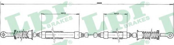 жило, ръчна спирачка C0196B