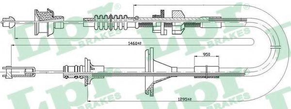 въжен механизъм, задействане на съединителя C0216C