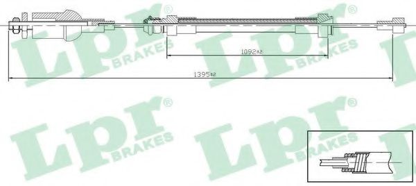 въжен механизъм, задействане на съединителя C0237C