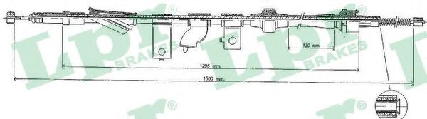 жило, ръчна спирачка C0317B