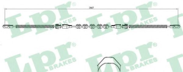 жило, ръчна спирачка C0530B
