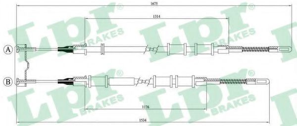 жило, ръчна спирачка C0559B